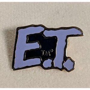 Vintage ET Pin 1982 Universal City Studios Memorabilia Purple Gold